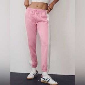 Gola X Anthropologie Pink and White Joggers NWT $98 Small